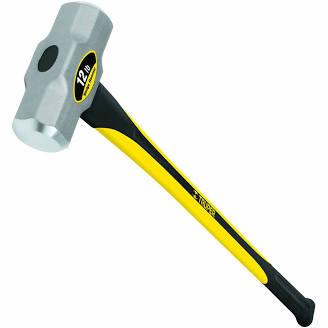 SLEDGE 12 LB HAMMER 36" FBRGLS HANDLE