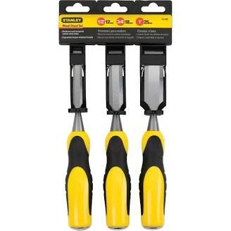 WOOD CHISEL SET 3-PIECE 1/2, 3/4, 1"