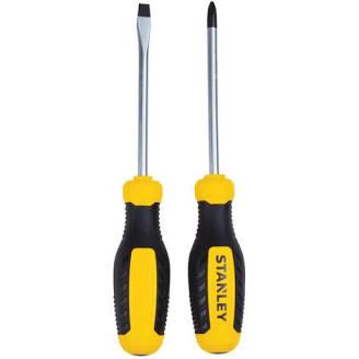 STANLEY TOOLS SCREWDRIVER SET 2-PCS #2 PHILLIPS/1/4" FLATHEAD