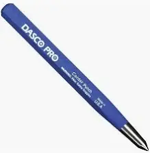 PUNCH CENTER 1/4" POINT 4" LENGTH