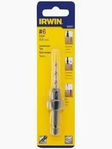 COUNTERSINK #6 TOOL WITHTAPERED 9/64" BIT 1/PK