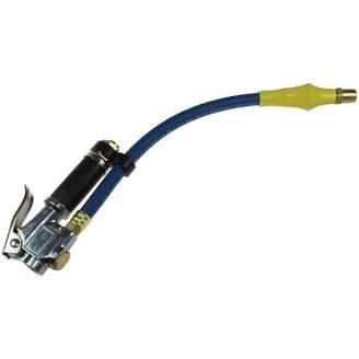 INFLATOR GAUGE STRT CHUCK 10-90 PSI 12" HOSE
