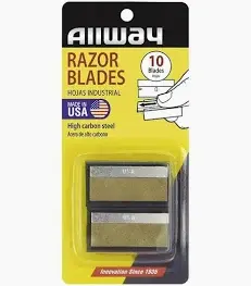 10 PK ALLWAY SINGLE EDGE RAZOR BLADES SEB10