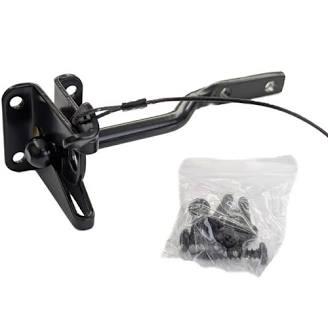 AUTO GATE LATCH 2" BLACK FINISH