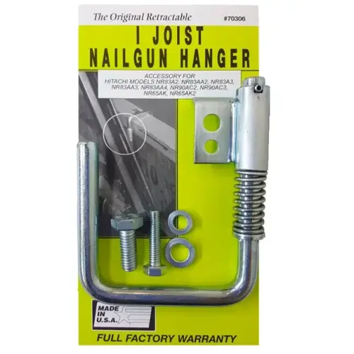 HANGER NAIL GUN HOOKS TO I JOIST