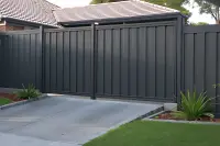 Woodland Grey - Fully Assembled Welded Gate 46 1/4" x 70.5"