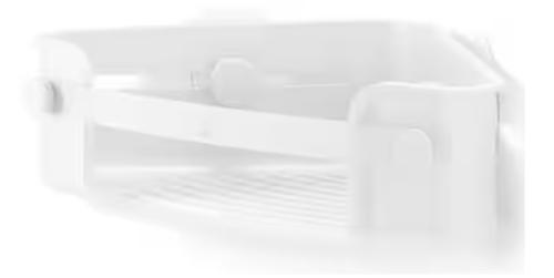 FLEX ADHESIVE CORNER BIN WHITE