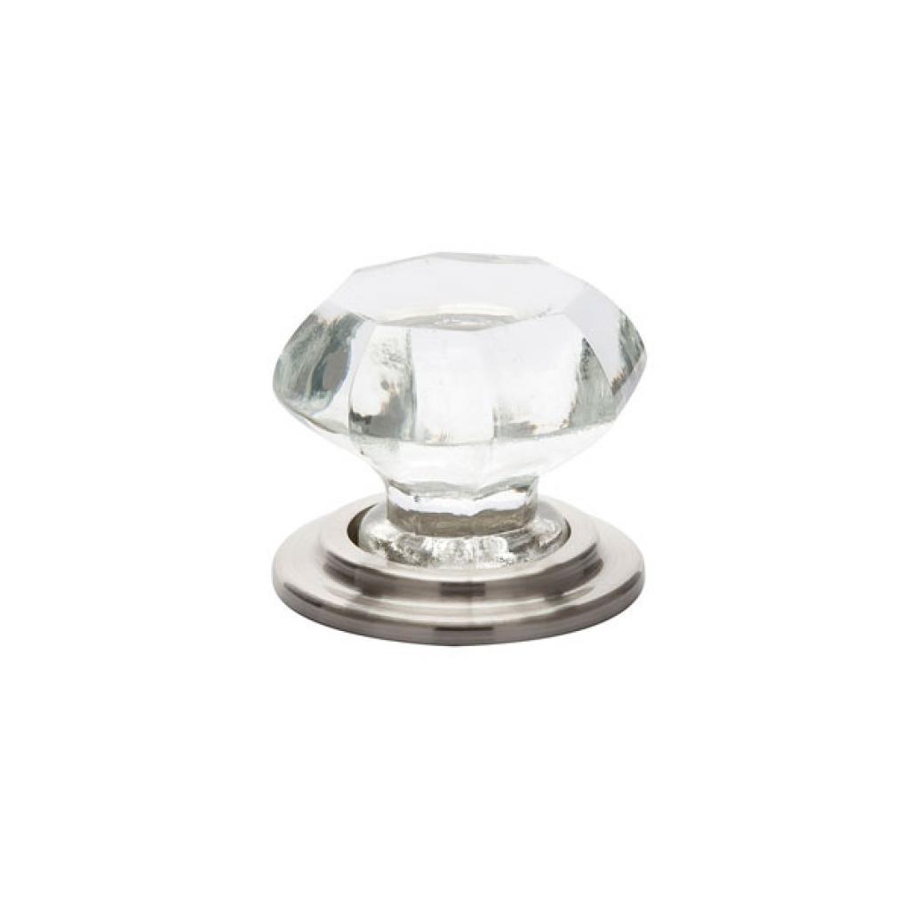 Old Town Glass Wardrobe Knob  1-3/4  US15