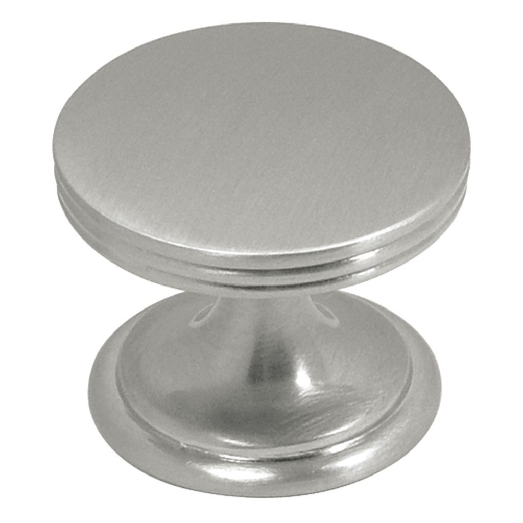Knob 1-3/8" Dia. American Diner Satin Nickel