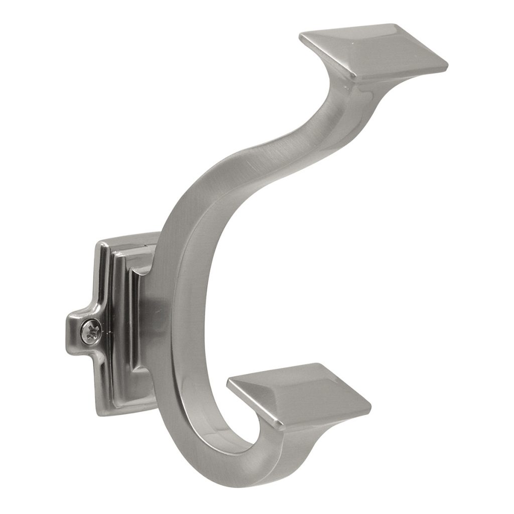 Hook Signature 1-1/2" C/C Bungalow Satin Nickel