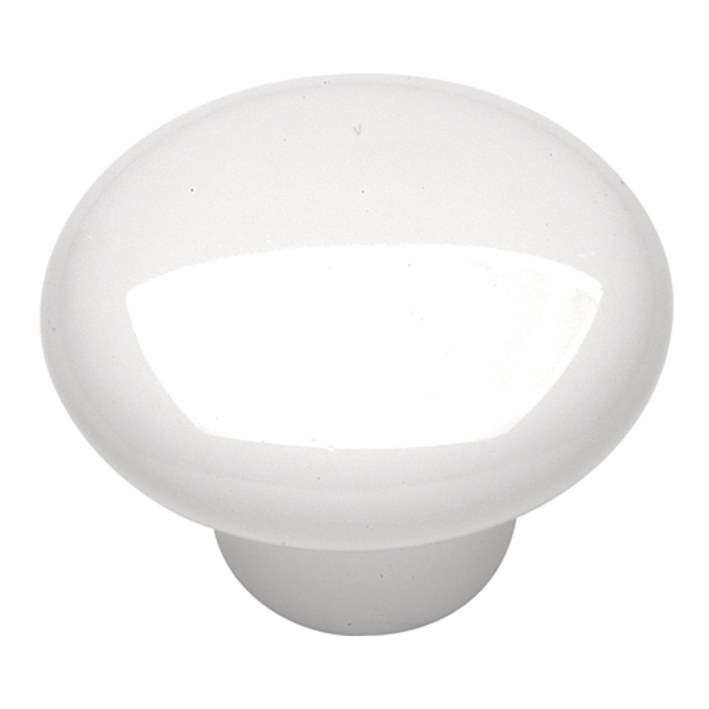 Knob 1-1/2" Dia. Tranquility White