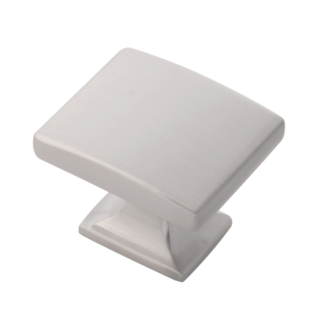 Knob 1-7/16" X 1-1/4" Forge Satin Nickel