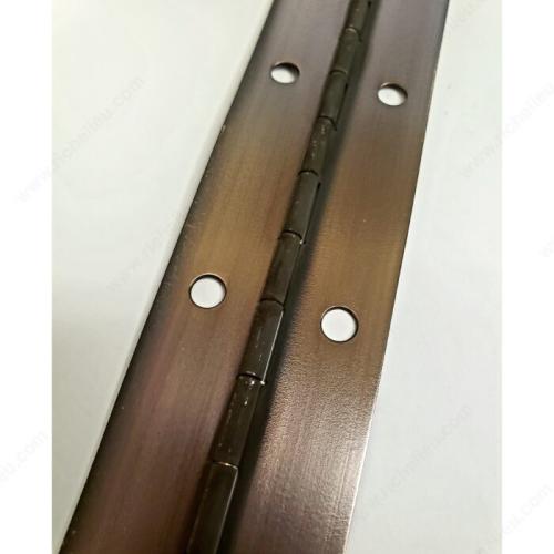 Richelieu Piano Hinges - 1-1/2" Width, Model 897ORBBC, Oil-Rubbed Bronze