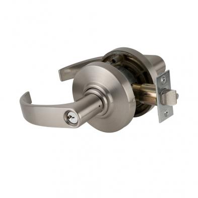 Schlage Neptune Series Grade 2, Cylindrical Lock, Satin Nickel, Model # AL53PD-NEP-619