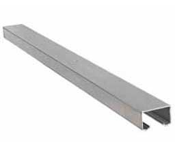 Knape & Vogt BK-2001-96 Key-Holed Box Track, 96", Aluminum