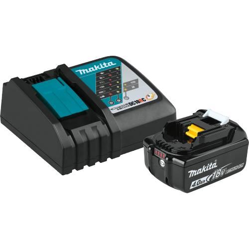Makita 18V LXT Lithium?Ion Battery and Charger Starter Pack (4.0Ah), Model # BL1840BDC1