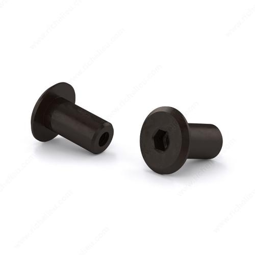 Richelieu Joint Connector Nut, Product # JCN0102M1, M6, Oil-Rubbed Bronze