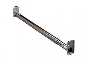 Knape & Vogt KV2 Commercial Adjustable Closet Rods, 30", Zinc Finish