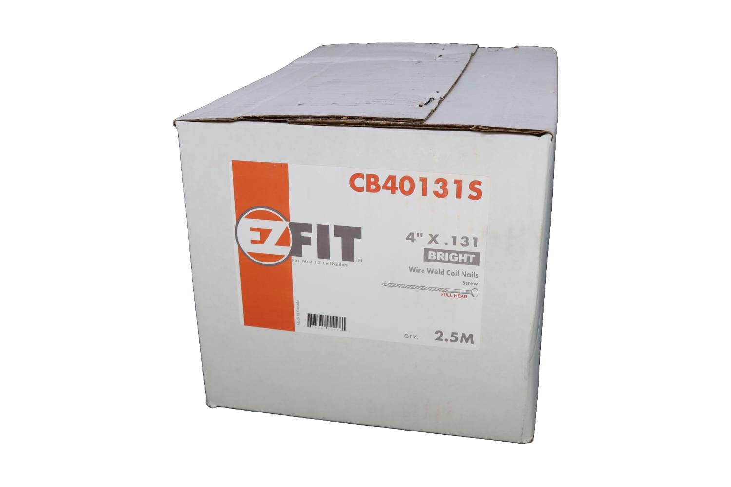 EZ FIT CB40131S 4x131 2.5M 15DG WW COIL NAIL BRT SCREW 64135