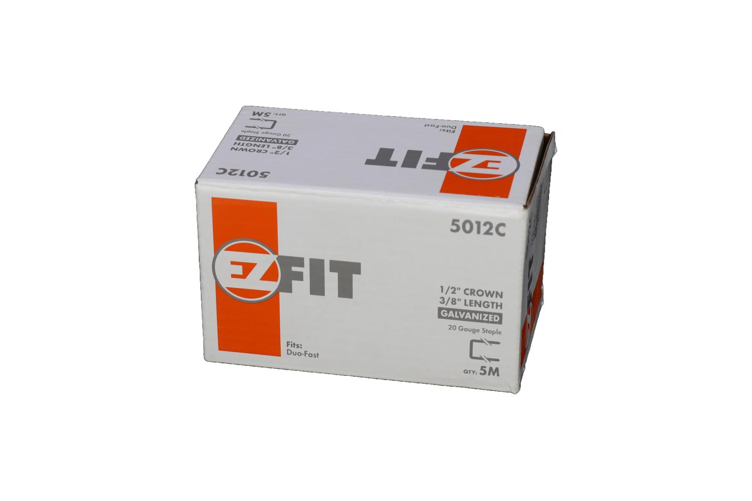 EZ FIT 5012C 1/2 CR x 3/8 LEG 20GA STAPLE 5M