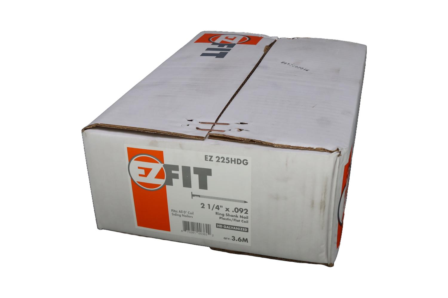 EZ FIT N01-679*FS 225HDGR 2-1/4x092 CB22090HDGR 0DG PLASTIC COIL RING HDG 3.6M