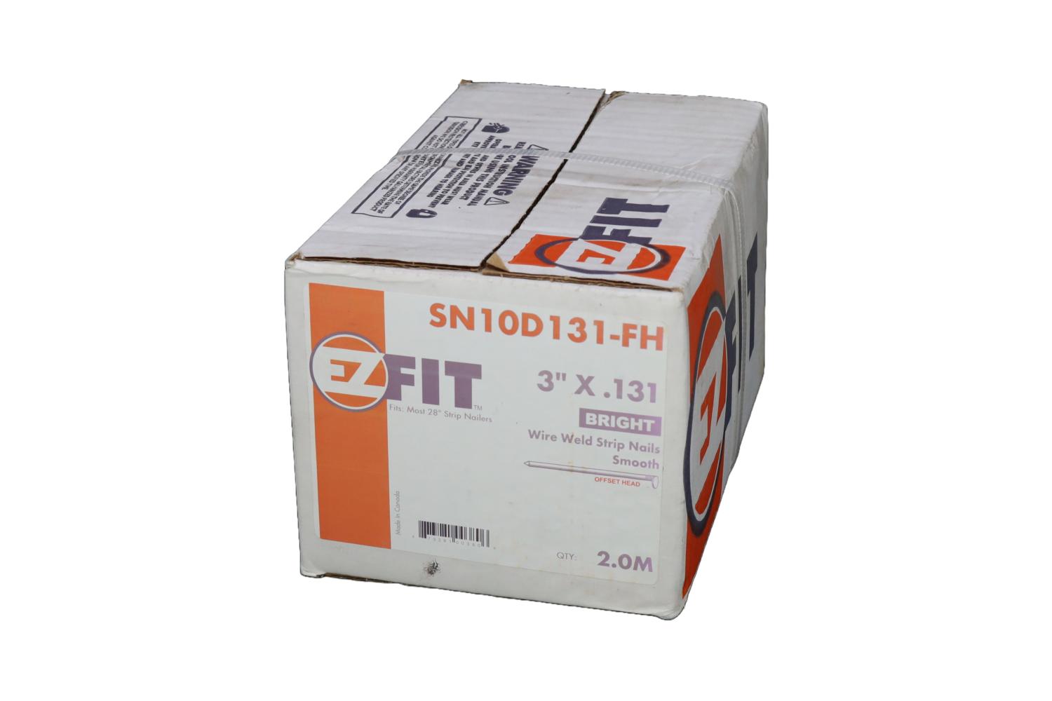 EZ FIT SN10D131-FH NAIL STK 131 PLN 3" FULL HEAD 2M BX  B2WR48100RN