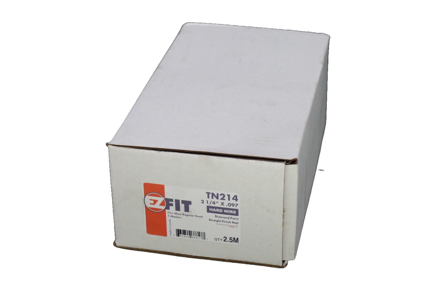 EZ FIT TN214 TN-2-1/4X097 2-1/4X097 2.5M T-NAIL HEAT TREATED BRT