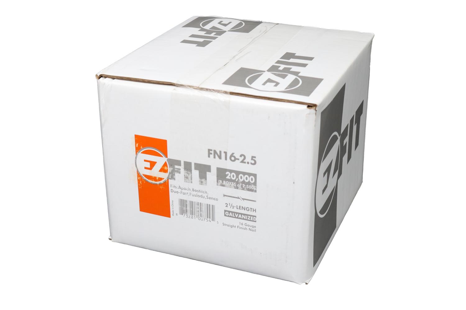 EZ FIT FN16-2.5 16GA 2-1/2 FINISH NAIL 2.5M 780