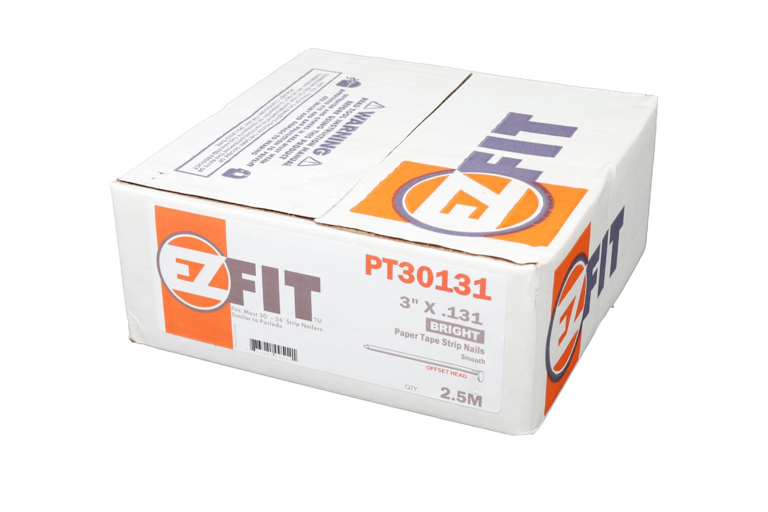 EZ FIT 650210 PT30131 3x131 33DG PAPER TAPE NAIL BRT SM 2.5M 59736