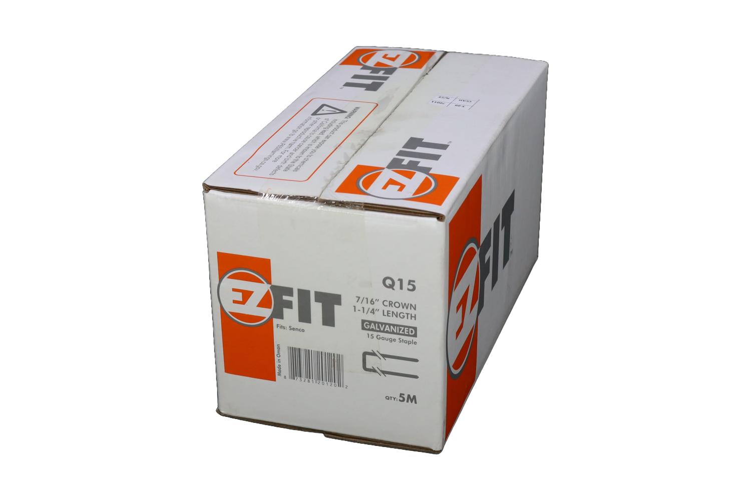 EZ FIT Q15 7/16X1-1/4 15GA GALV 5M STAPLE SENCO