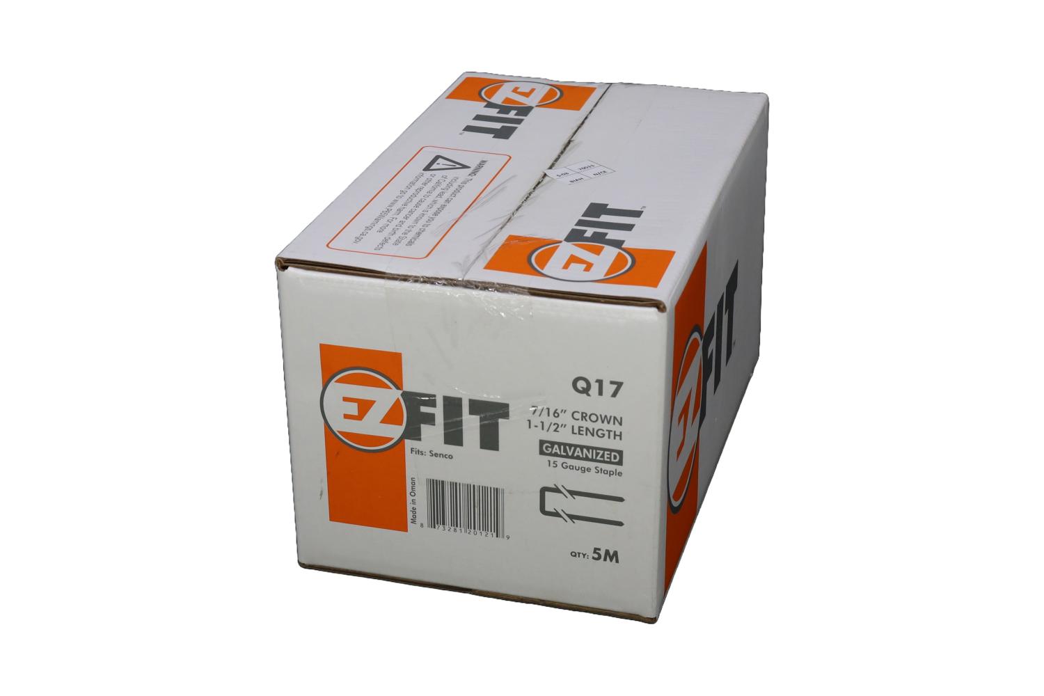 EZ FIT Q17 7/16X1-1/2 15GA GALV 5M STAPLE SENCO