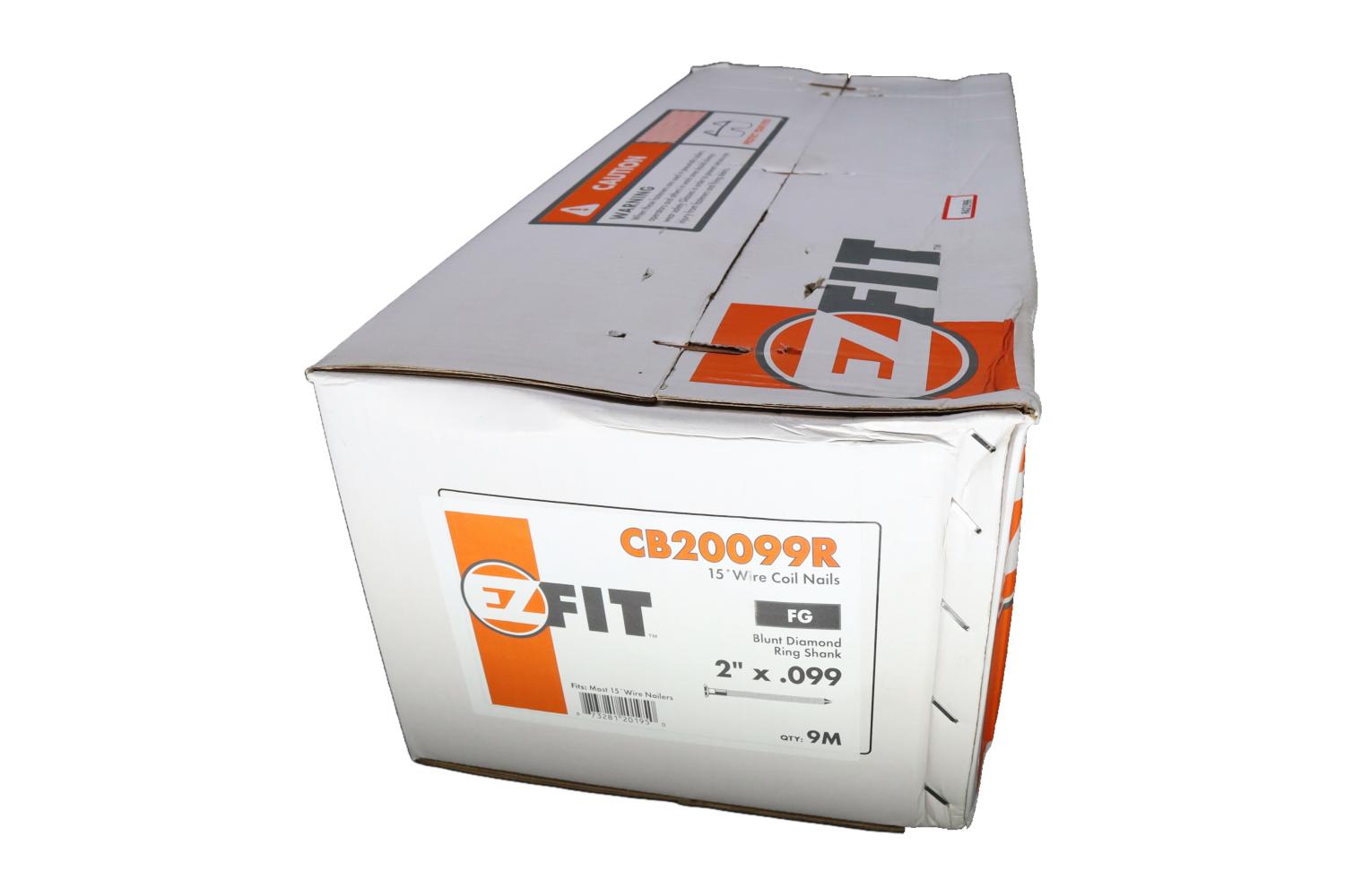 EZ FIT CB20099R 2X099 9M BDP 15DG WW COIL NAIL BRT RING