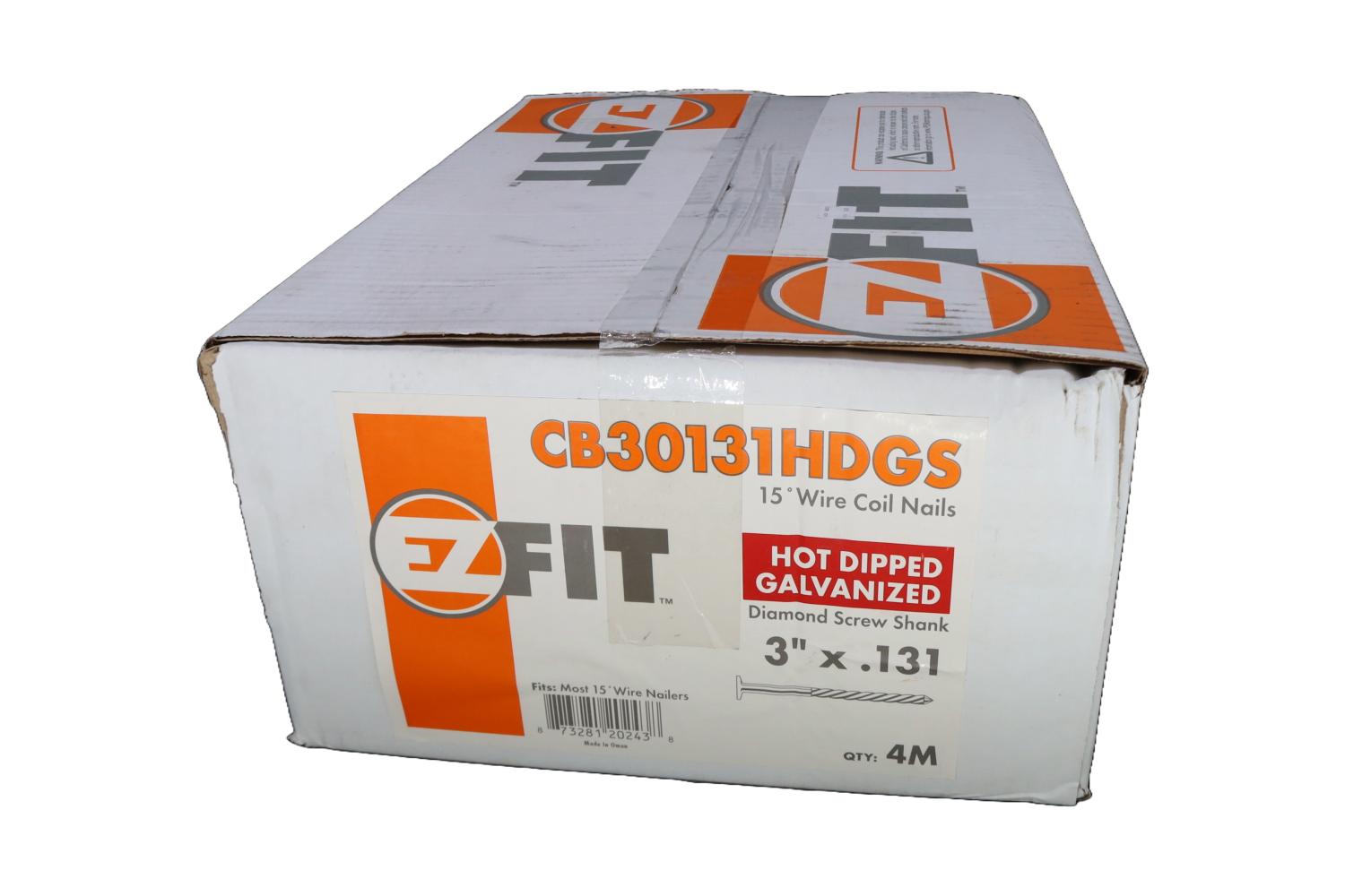 EZ FIT CB30131HDGS 3X131 4M 15DG WW COIL NAIL HDG SCREW DP