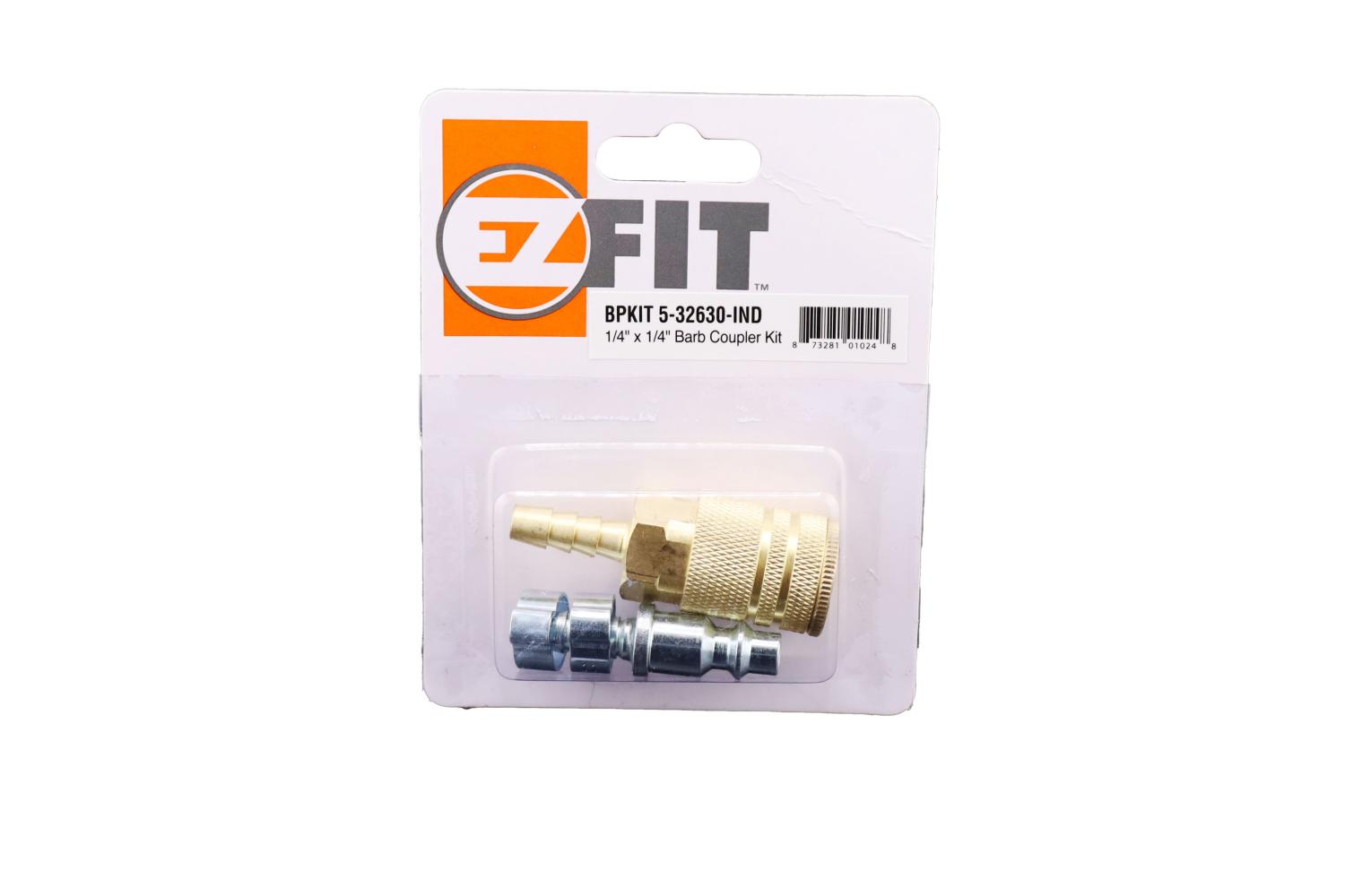EZ FIT BP KIT 5 1/4 COUPLER & CONNECTOR X 1/4 BARB W/CLAMPS B2CS2B/BB2S2S/B1113 CMRO