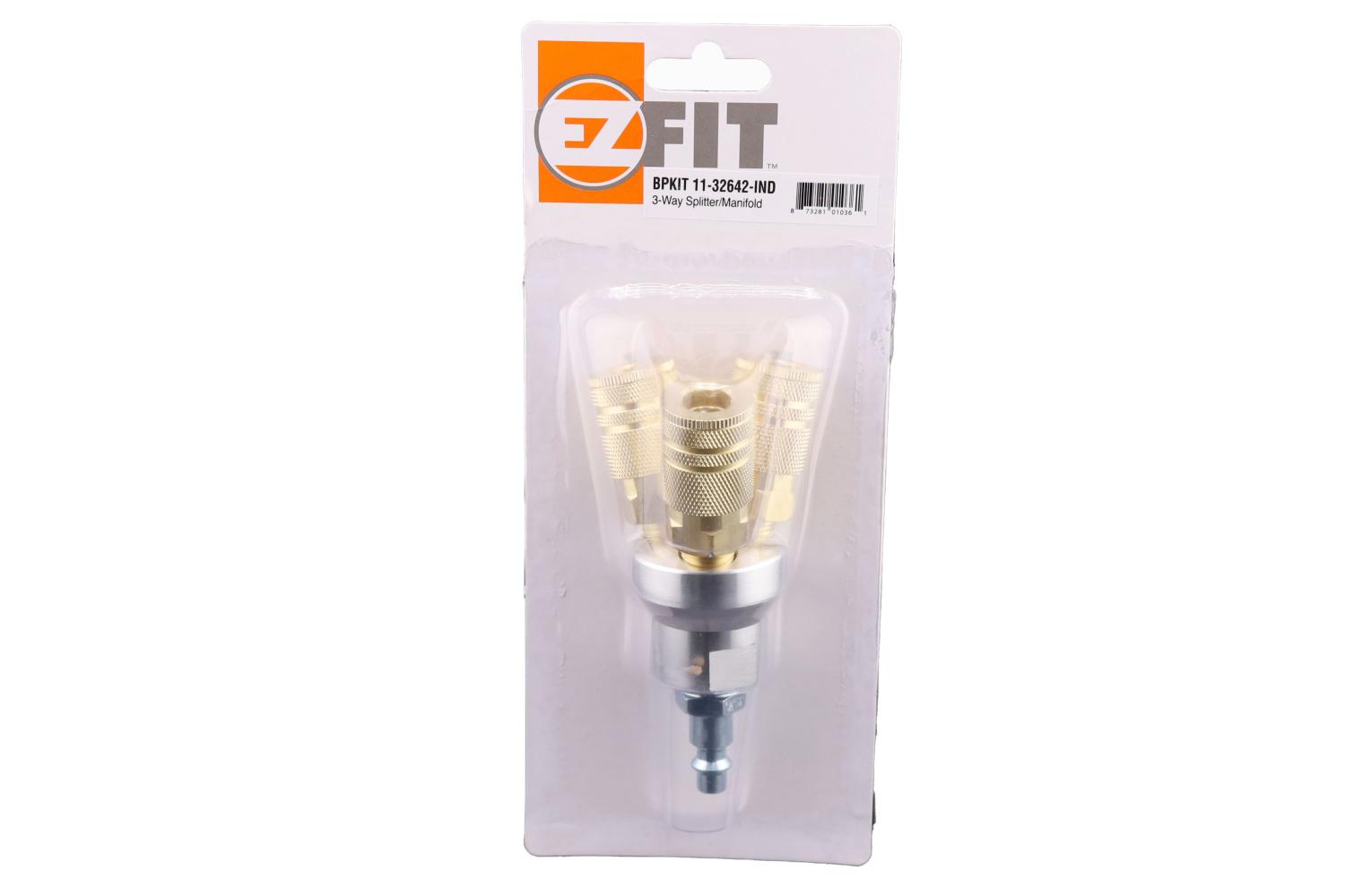 EZ FIT BP KIT 11 3-WAY MANIFOLD W/ 1/4 CONNECTOR X 3/8 MPT & 1/4 CPLR B3406/BB2M3S/B2CM2B CMRO