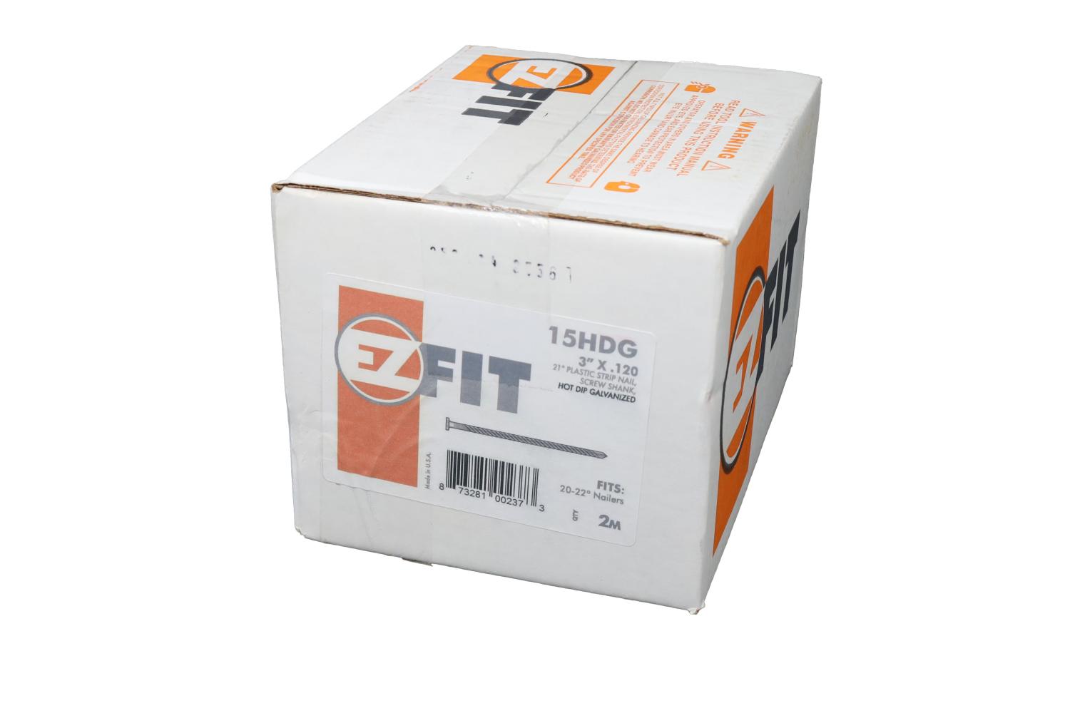 EZ FIT DS30120HDGS-2M 3X120 2M 21DG STRIP NAIL HDG SCR DP 15HDG
