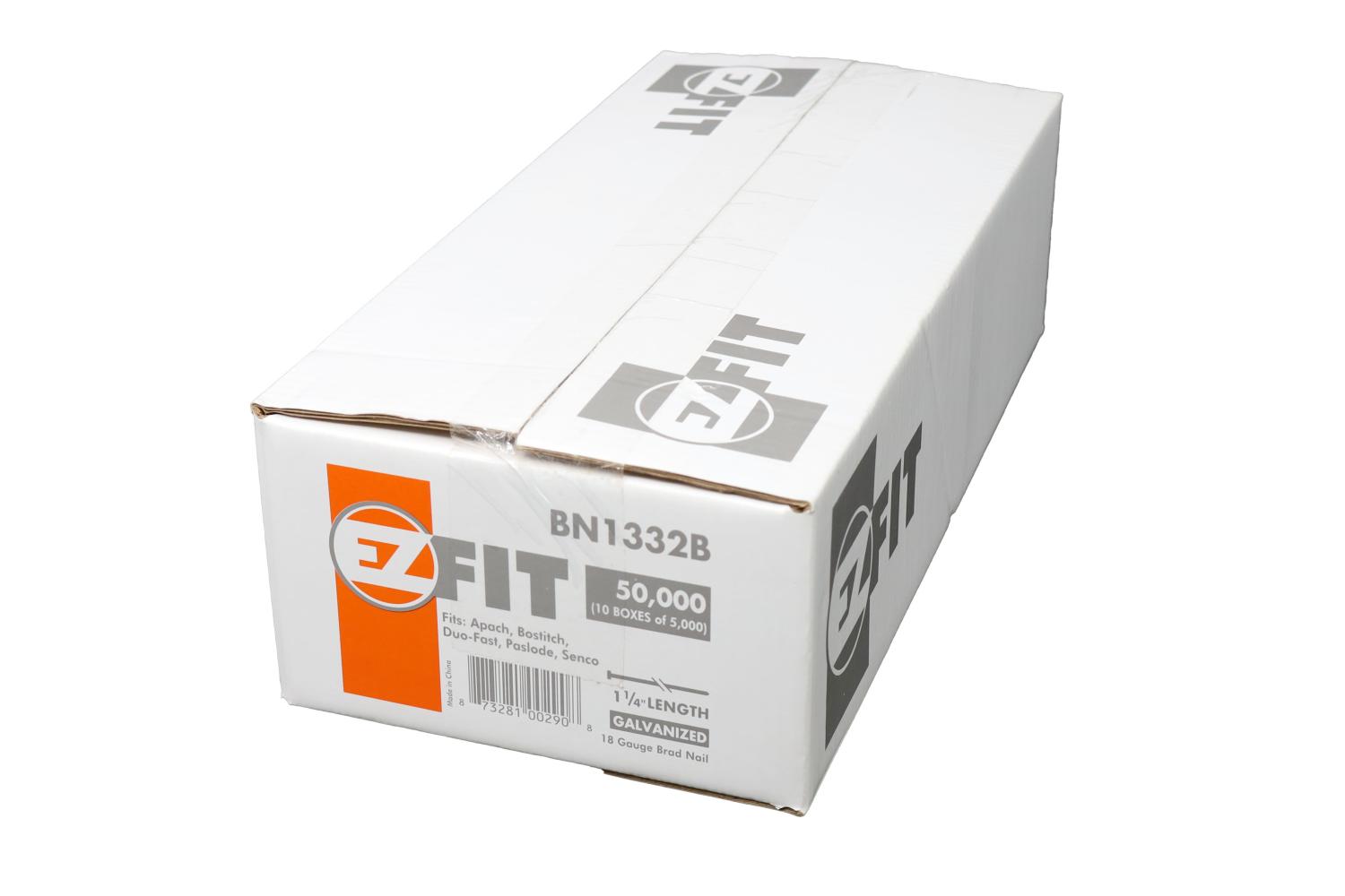 EZ FIT BN1332B 18GA 1-1/4" EG BRAD NAIL 5M (10bxs/CS)