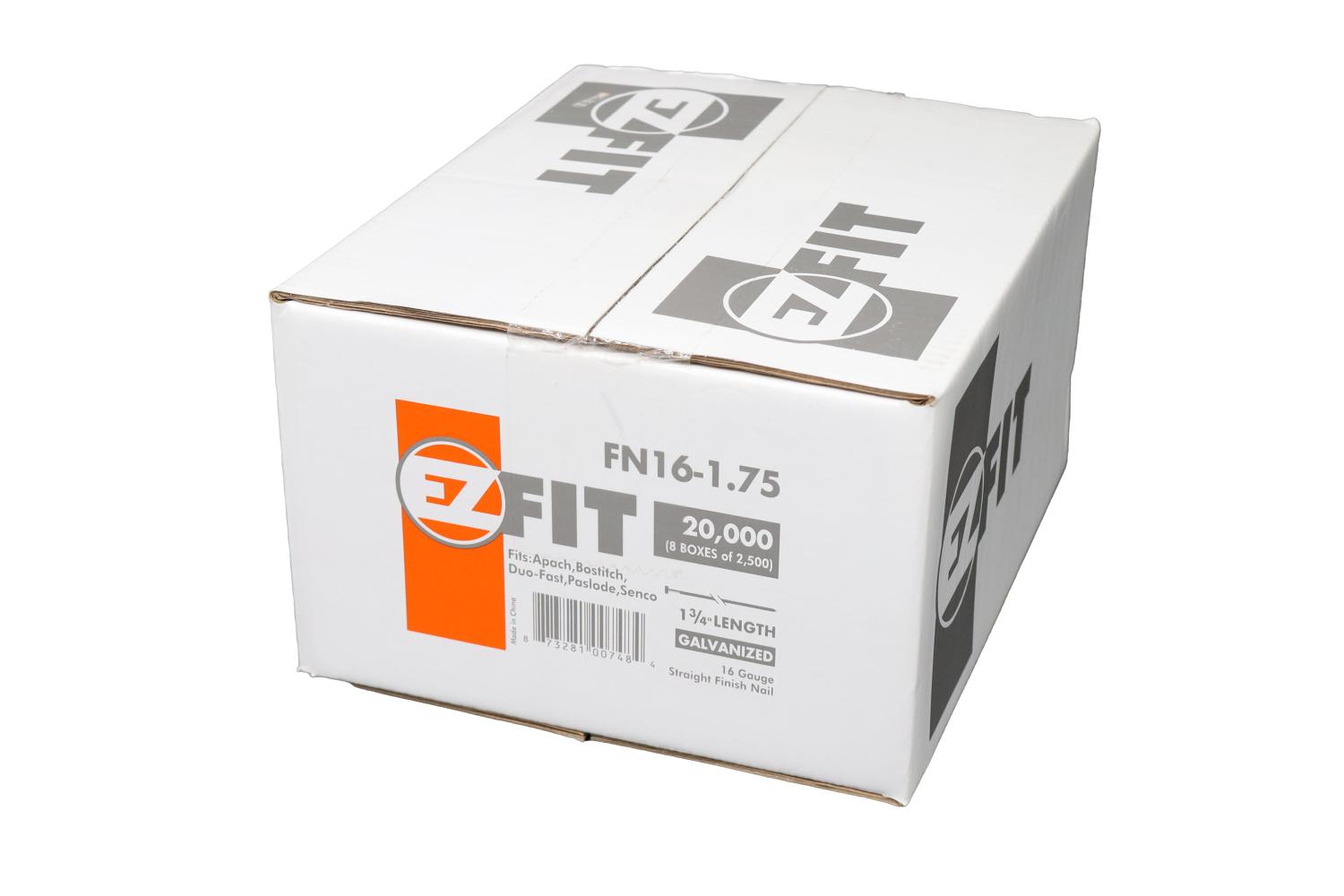 EZ FIT FN16-1.75 16GA 1-3/4 FINISH NAIL 2.5M 756