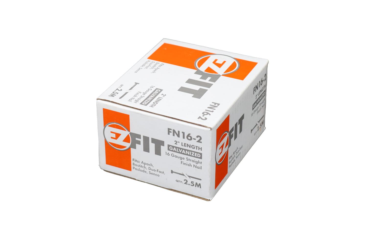 EZ FIT FN16-2 16GA 2 FIN NAIL 2.5M
