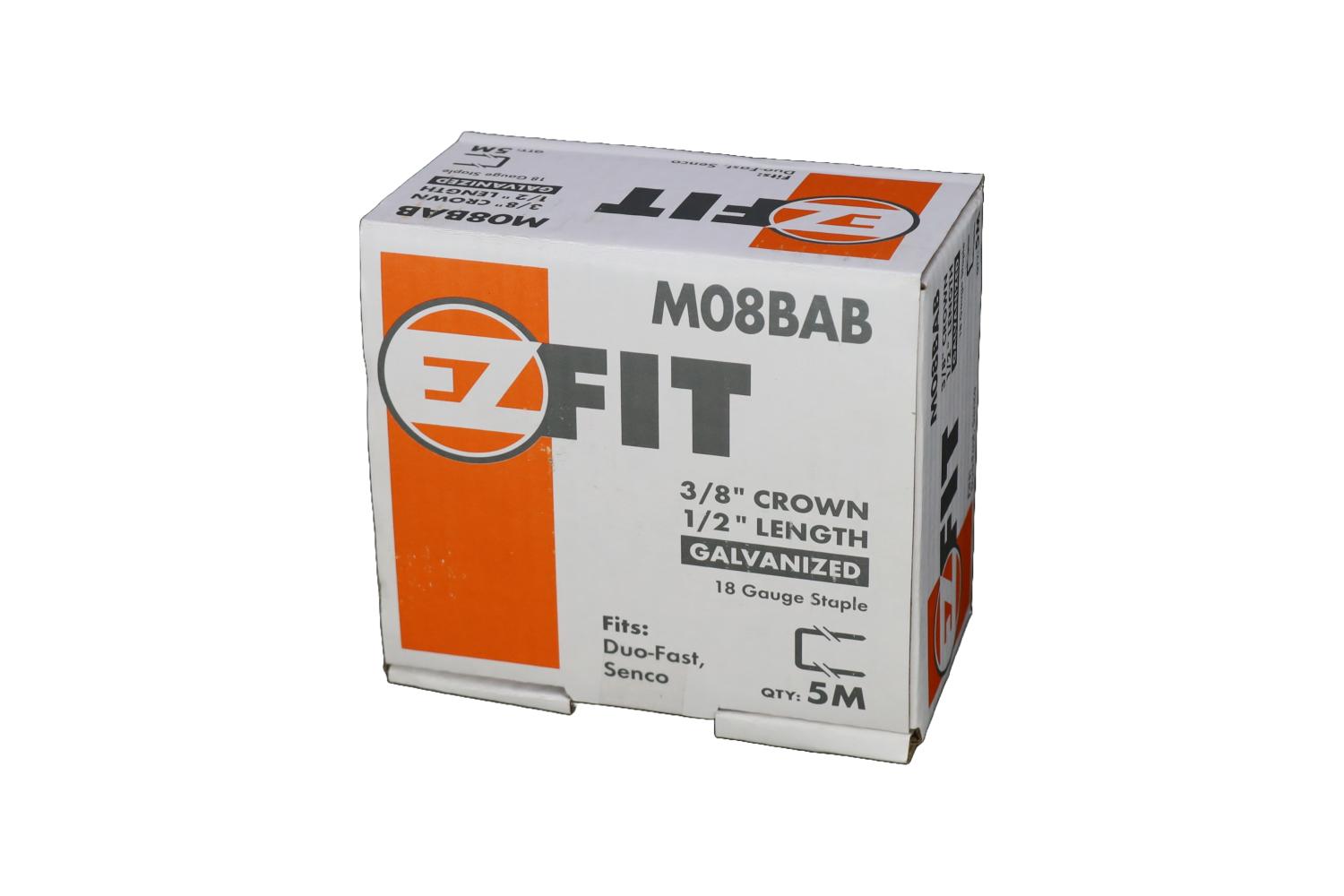 EZ FIT M08BAB 3/8x1/2 18GA GAL 5M SENCO