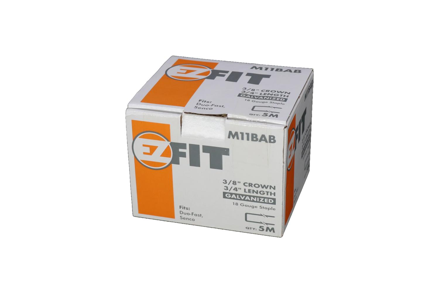 EZ FIT M11BAB 3/8x3/4 18GA GAL 5M SENCO