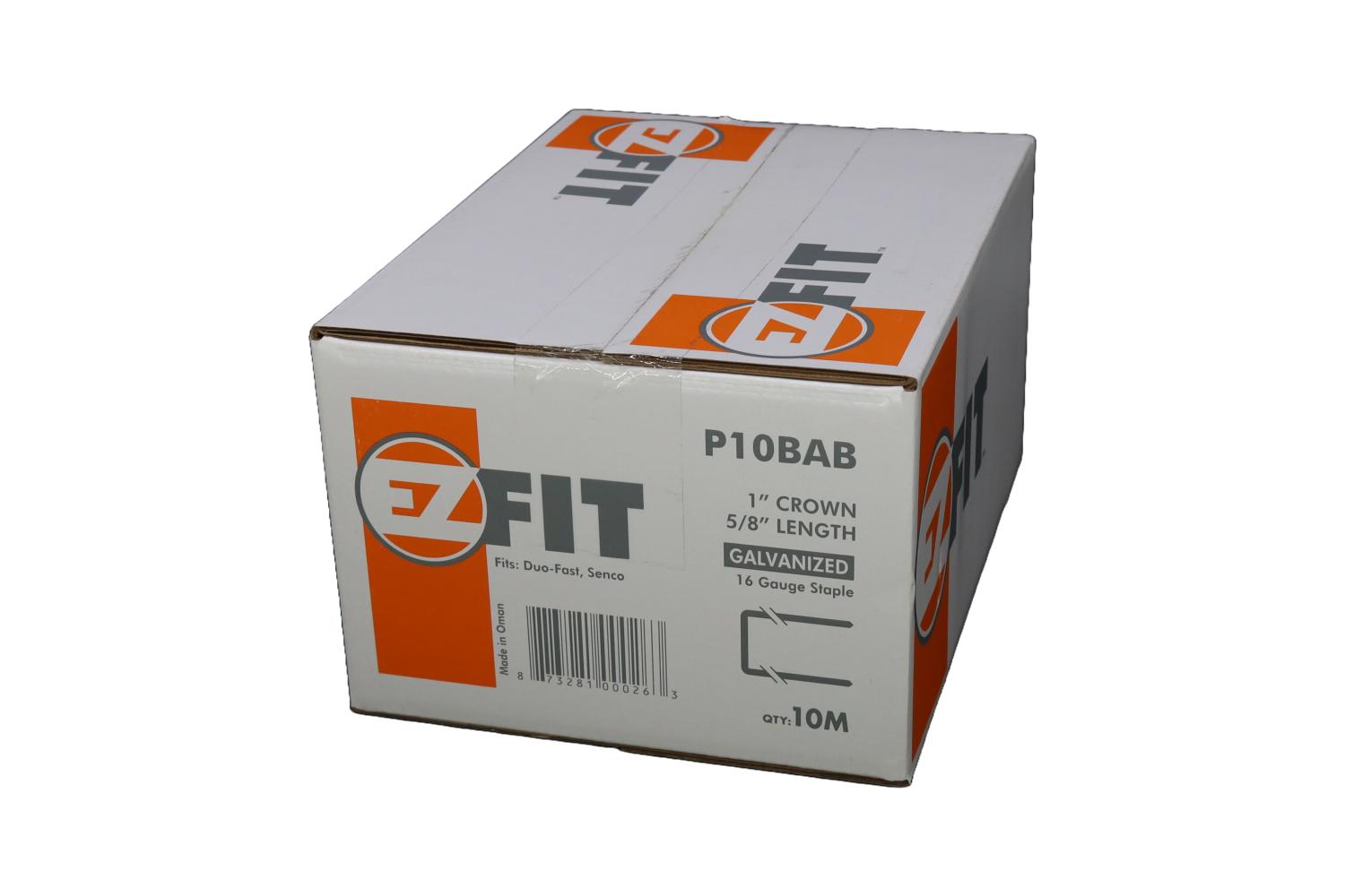 EZ FIT P10BAB 1x5/8 16GA GAL STAPLE 10M        SENCO 1720 3605PG