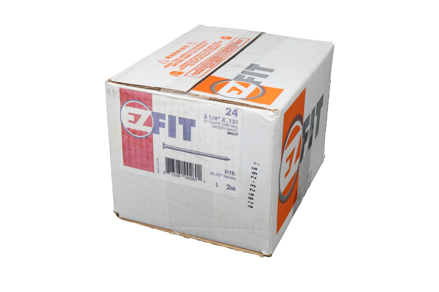 EZ FIT EZFIT24 DS32131 3-1/4X131 2M 21DG STRIP NAIL BRT SM DP