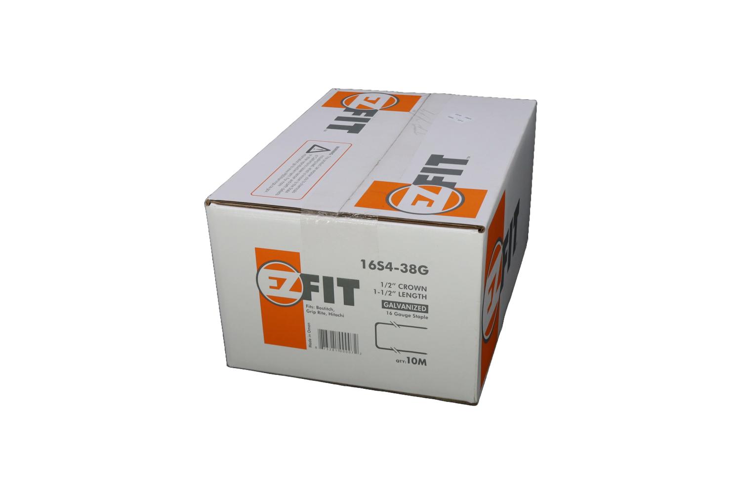 EZ FIT 16S4-38G 1/2x1-1/2 16GA GAL 10M STAPLE BCS1109