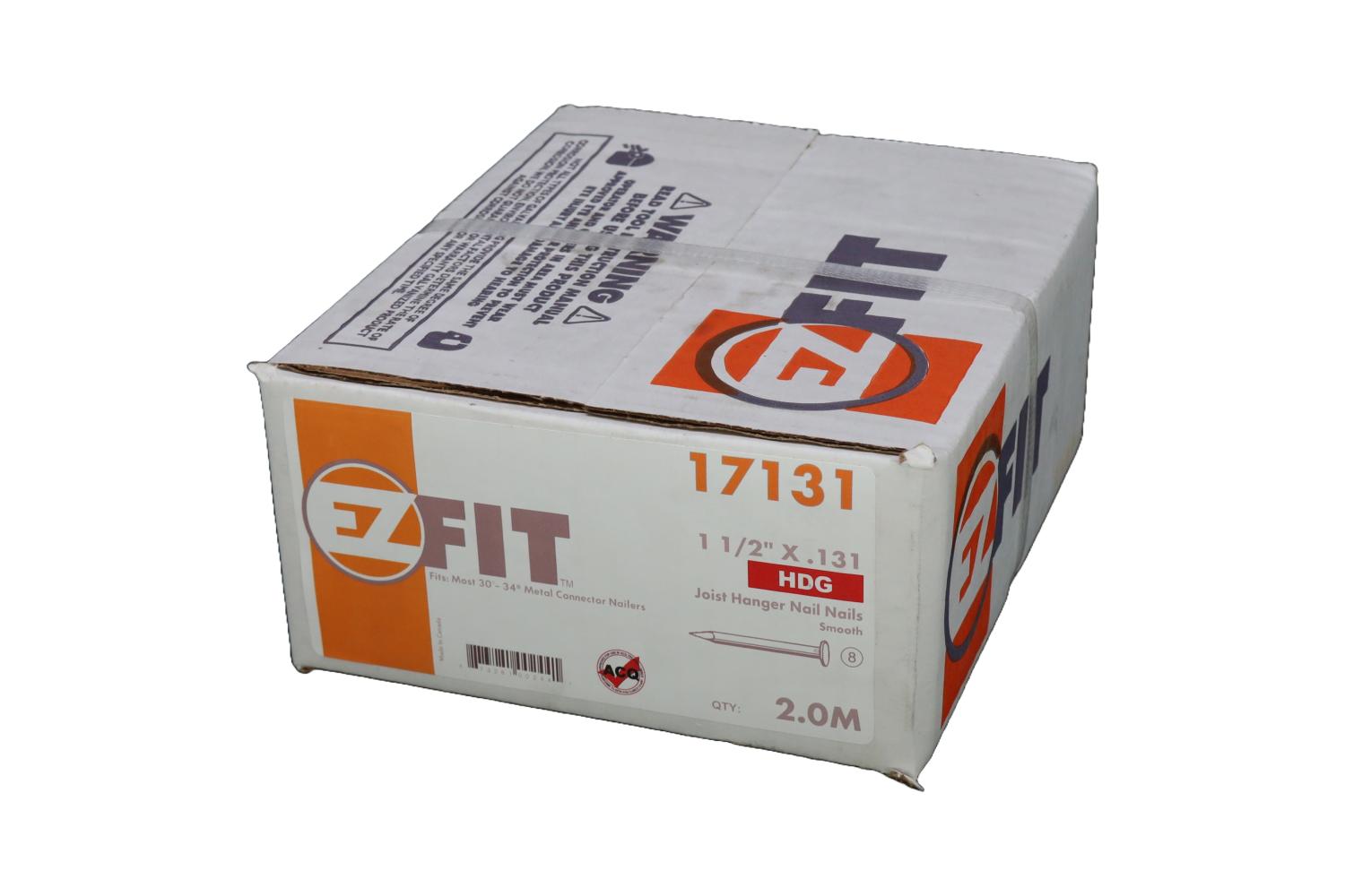 EZ FIT JH14131HDG 1-1/2x131 2M 34DG PAPER TAPE JOIST HANGER NAIL HDG SM 61825 17131 PP14131HDG
