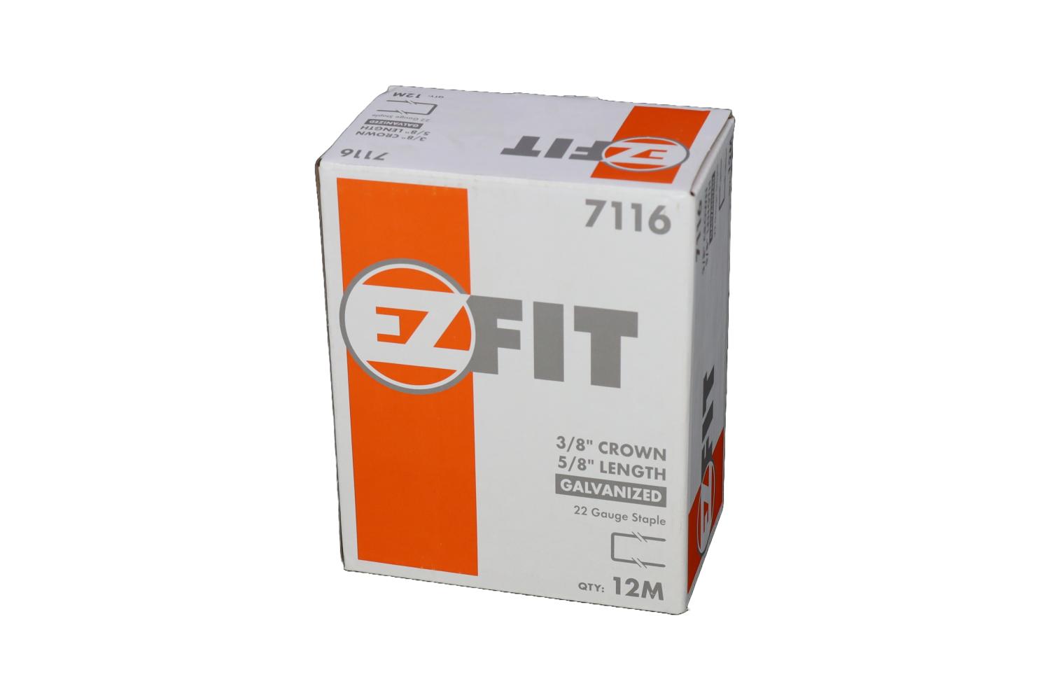 EZ FIT BA7116 3/8x5/8 22GA STAPLE 12M