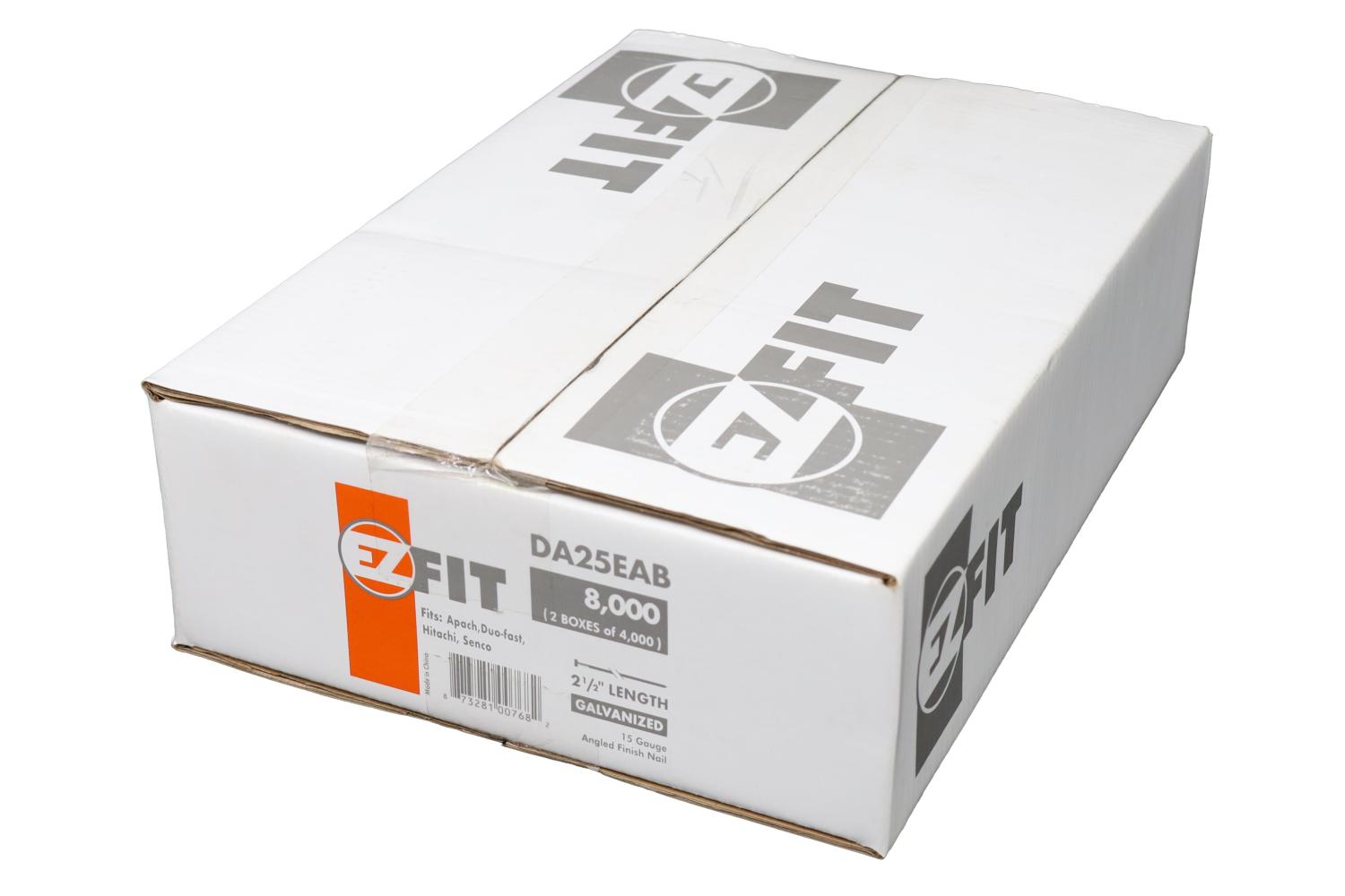 EZ FIT DA25EAB 2-1/2x15GA GALV AFN SENCO 4M