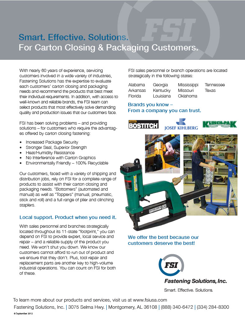 Carton Closing Overview