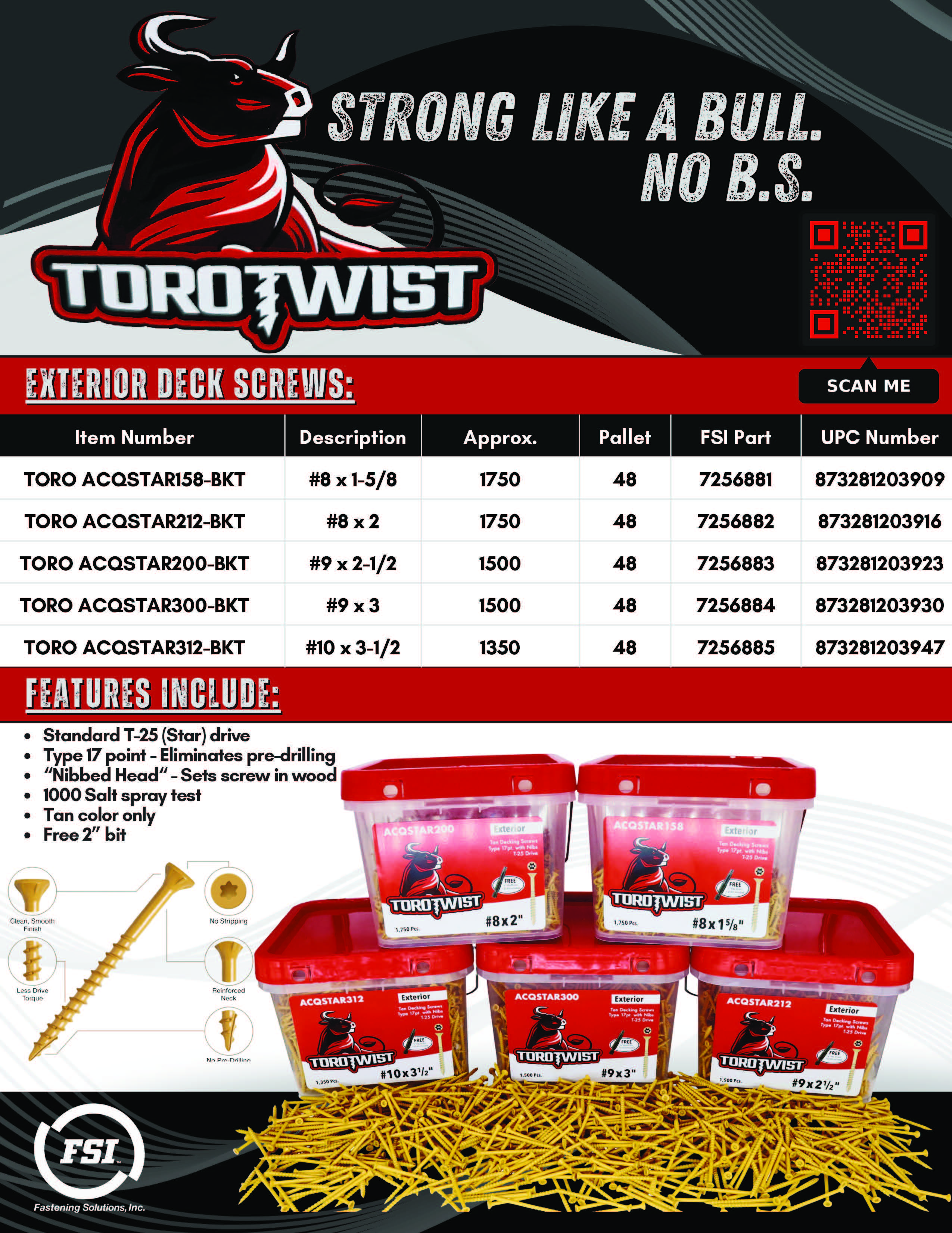 Toro Twist Sell Sheet