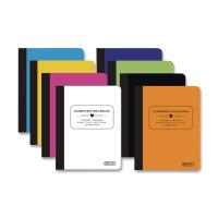 Composition Book with Assorted Color Poly Covers - 9.75" x 7.5" - College Ruled - 70 Sheets